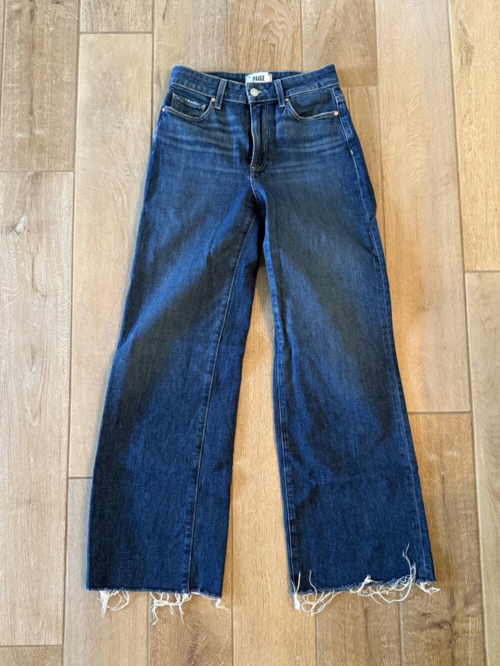 PAIGE Wide-Leg Jeans — Size 25